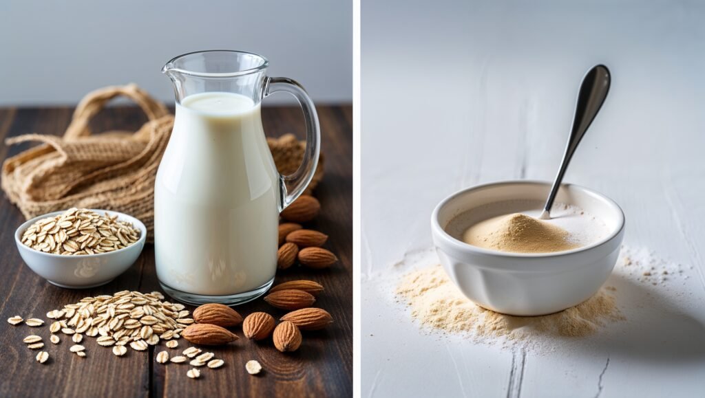 Fresh milk versus powdered creamer for bubble tea