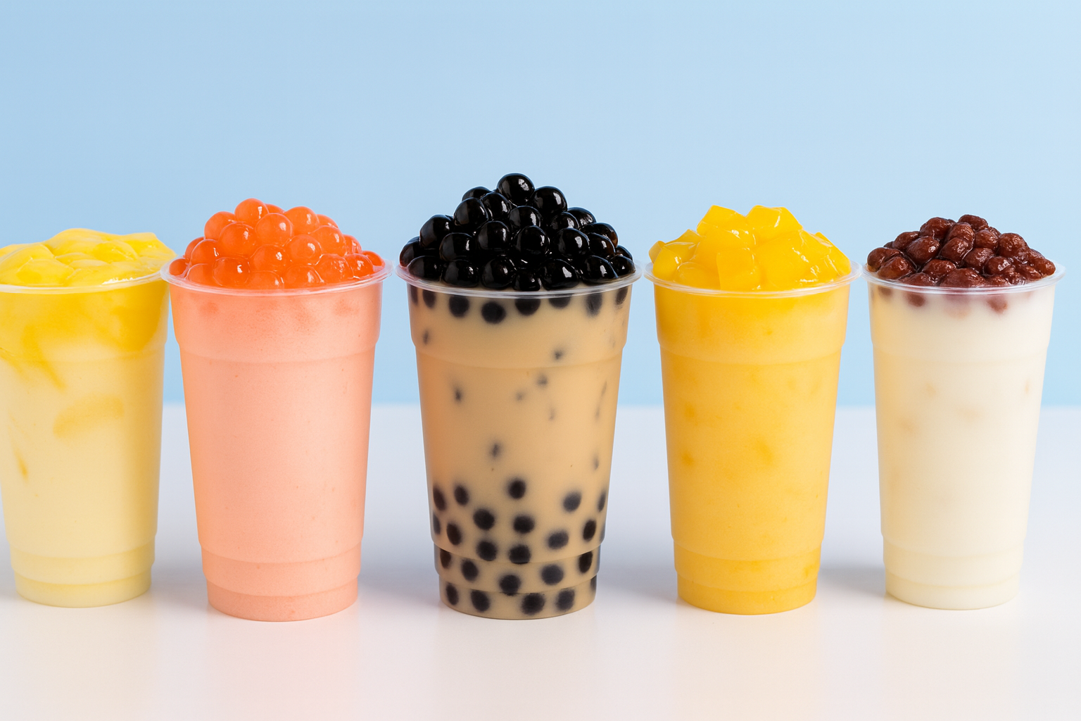 Kung Fu Tea drinks with toppings – calorie-conscious bubble tea options