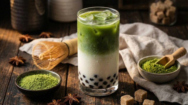 matcha bubble tea recipe