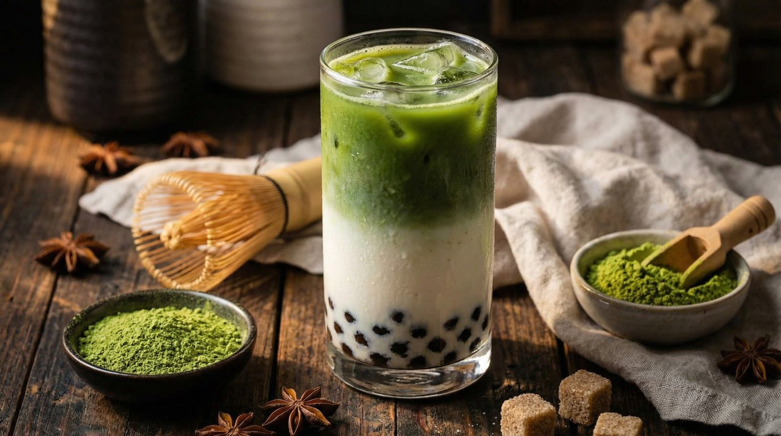 matcha bubble tea recipe