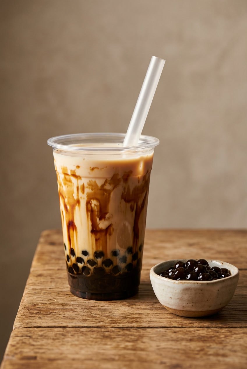 bubble tea over 200 calories brown sugar milk tea
